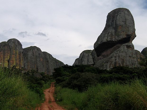 Der Schwarze Stein von Pungo Andongo Malange Angola