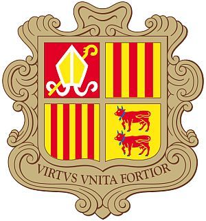 Wappen Andorra